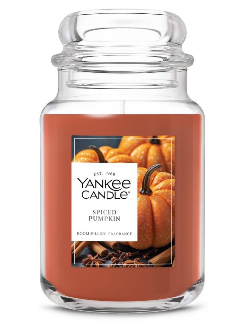 Yankee Candle Spiced Pumpkin Original Large 22oz Jar Candle